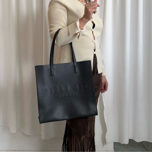 Black Ted Baker London Icon Tote Bag - Picture 2 of 16